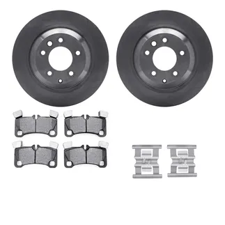 R1 Concepts WFWH1-02018 E- Line Series Brake Rotor W/ Ceramic Brake Pads & Hdw